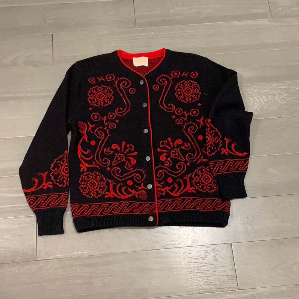 Vintage Pendleton Button up sweater - Picture 3 of 7